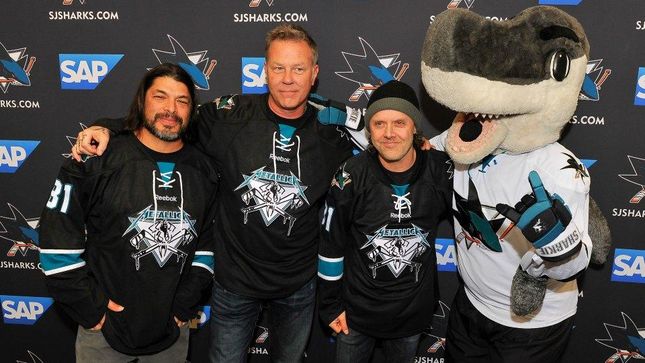 METALLICA – San Jose Sharks Jerseys Up For Auction