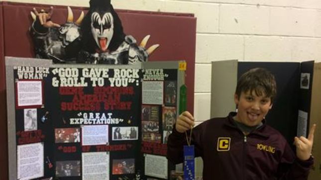 GENE SIMMONS Gives Online Shout Out To Elementary School Student For Economics Project 