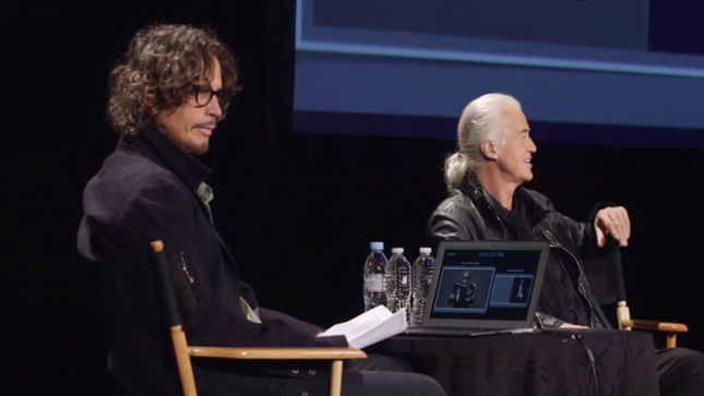 JIMMY PAGE Discusses LED ZEPPELIN History And More With SOUNDGARDEN’s Chris Cornell; Video Part 1 Now Streaming