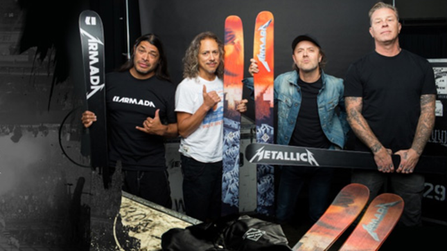 METALLICA Team Up With Armada Skis For Line Of Signature Gear