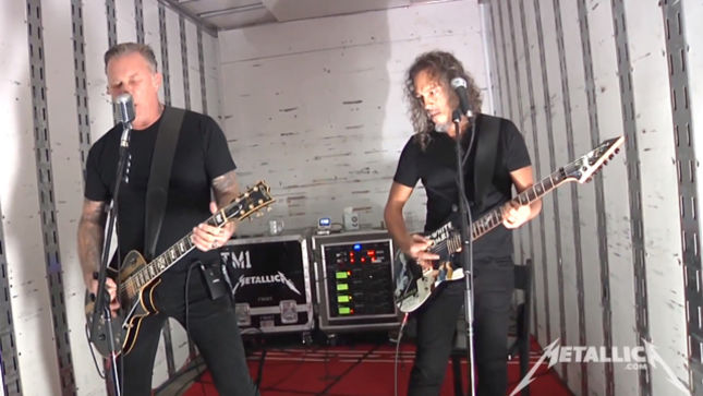 METALLICA - “Welcome Home (Sanitarium)” Live Video From Salesforce Surprise Party Streaming; Tuning Room Footage Included
