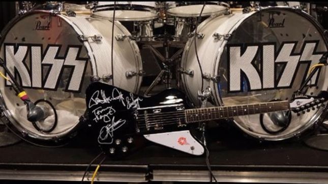 KISS - Signed Guitar Up For Auction To Aid In Child's Battle Against Cancer 
