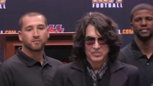 PAUL STANLEY Attends LA KISS 2015 Media Day At Honda Center; Video Available
