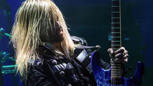 CHRIS CAFFERY Posts Studio Snippet Of "Over And Over" Re-Recording For New Album - "Not The Easiest Mix But It's A Lot Of Fun"