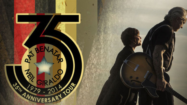 PAT BENATAR & NEIL GIRALDO Launching 35th Anniversary Tour CD/DVD; Live Schedule Revealed