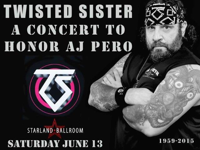 TWISTED SISTER Confirm Concert To Honor A.J. PERO