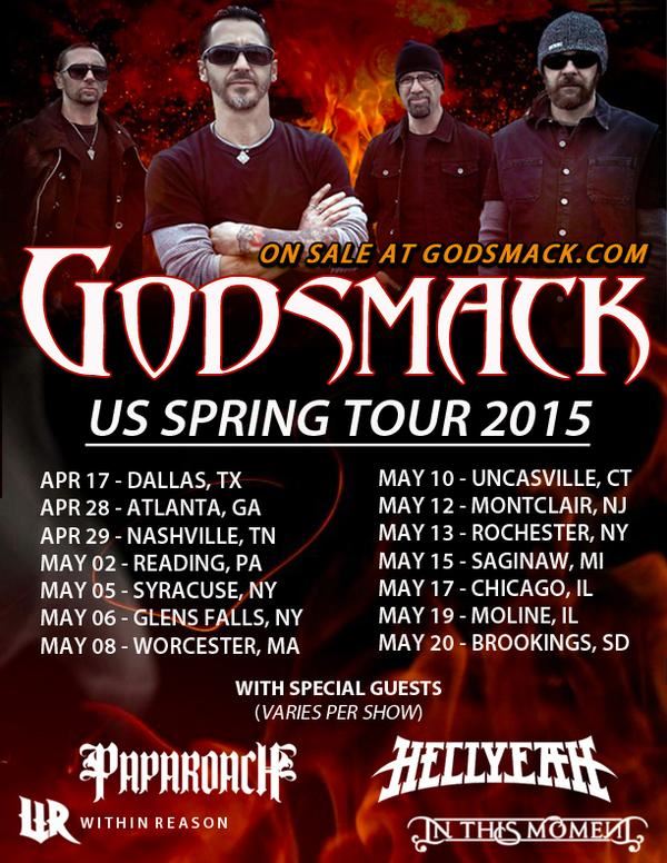 godsmack2015springtourposter