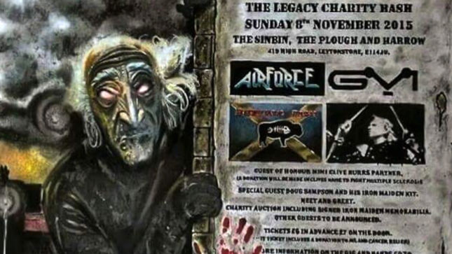Former IRON MAIDEN Members To Appear At Legacy Project Charity Bash