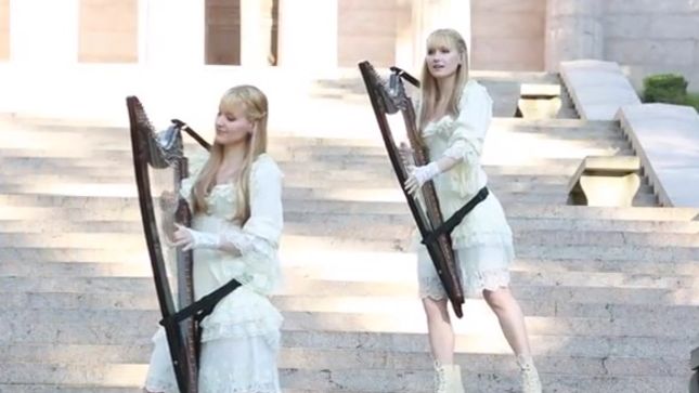 Harp Twins CAMILLE AND KENNERLY Cover QUEENSRŸCHE's "Silent Lucidity"; Video Streaming