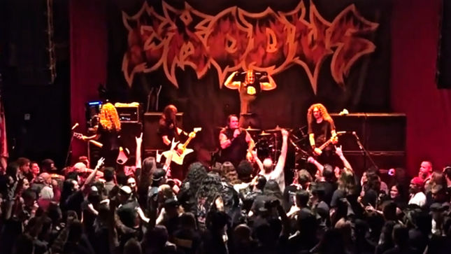 EXODUS Live In California; Video Footage Streaming