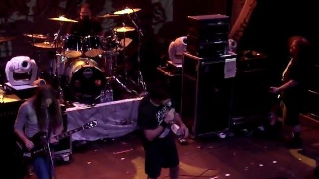 CARCASS Guitarist BILL STEER Joins NAPALM DEATH On Stage In Sweden; Fan-Filmed Video
