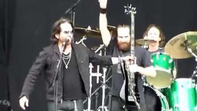 WINGER Post Pro-Shot Live Video Of “Madalaine” From Download Festival 2014 Featuring THE DILLINGER ESCAPE PLAN Bassist LIAM WILSON