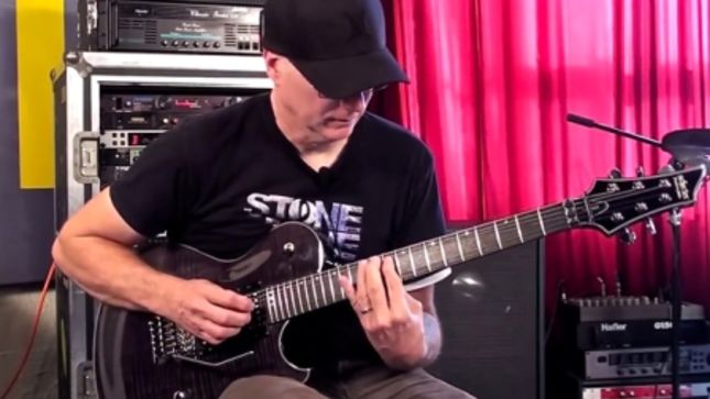 Former MEGADETH Guitarist CHRIS POLAND Featured In New Riff / Pedal Board Video From PlayThisRiff.com