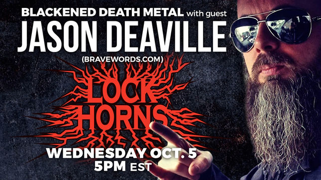 BraveWords’ JASON DEAVILLE To Guest On BangerTV's Lock Horns: Blackened Death Metal Today At 5 PM