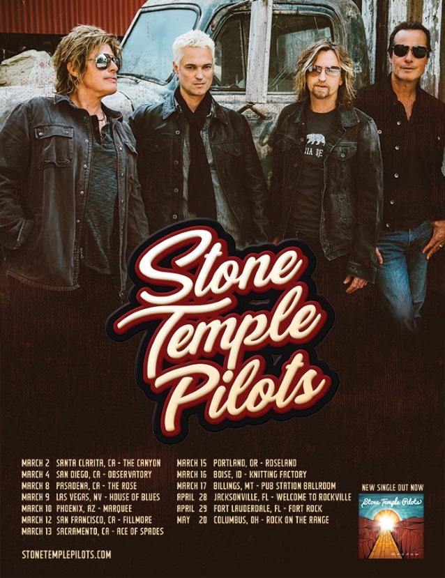 STONE TEMPLE PILOTS Announce First U.S. Tour With New Singer JEFF GUTT
