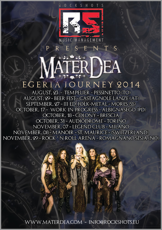 MaterDea Egeria Journey Tour 2014